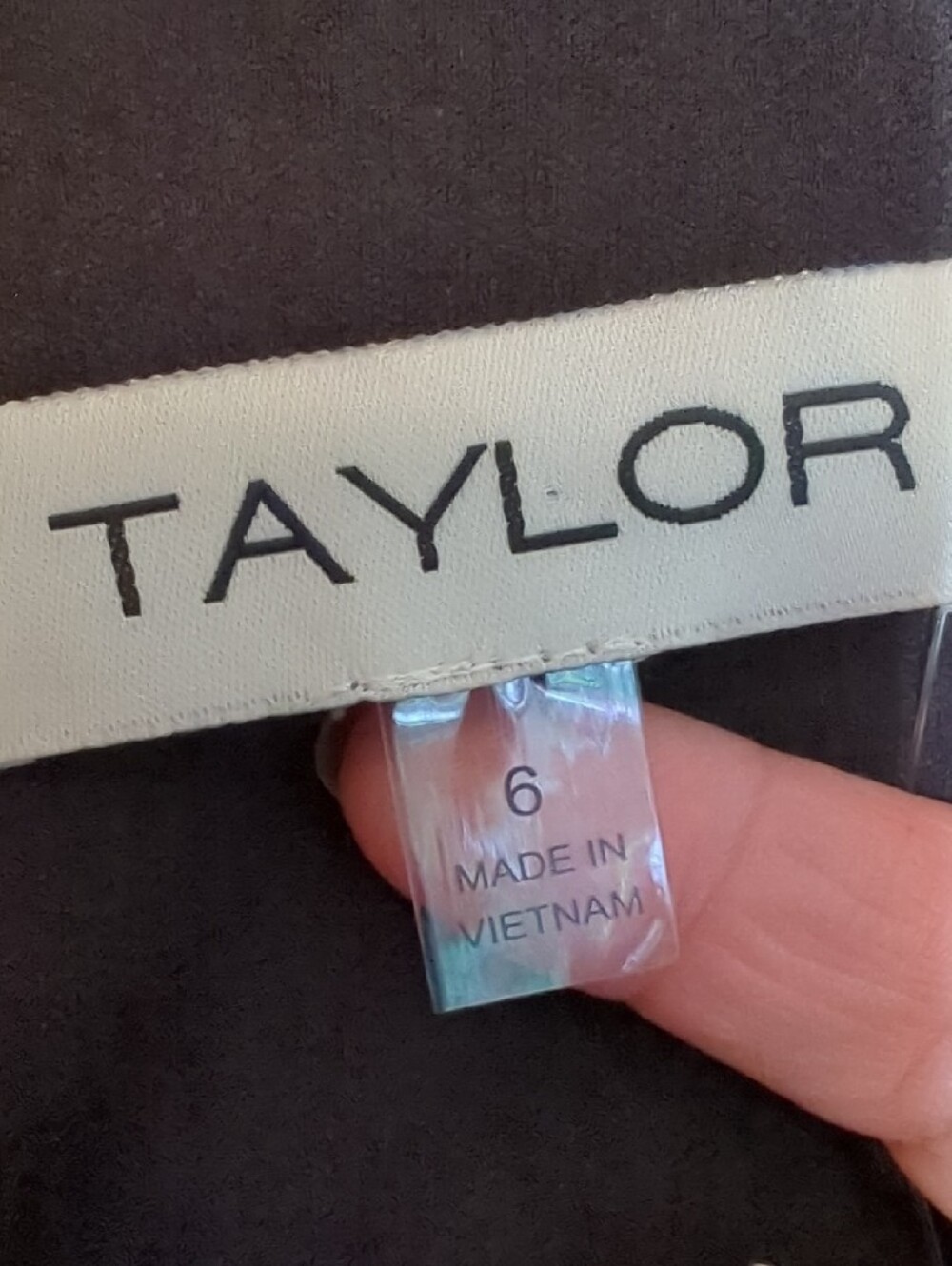 Taylor Blue and White Tweed Mini Dress - Picture 4 of 10